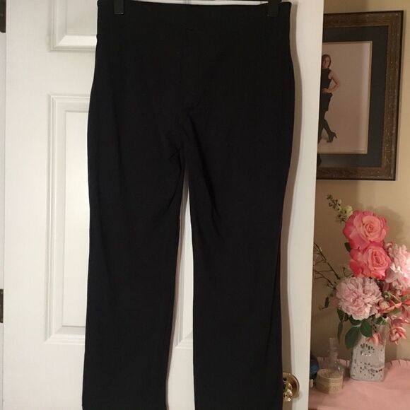NWOT Kim Rogers Navy Knit Straight Leg Slacks in Women’s Size LP - Picture 10 of 11